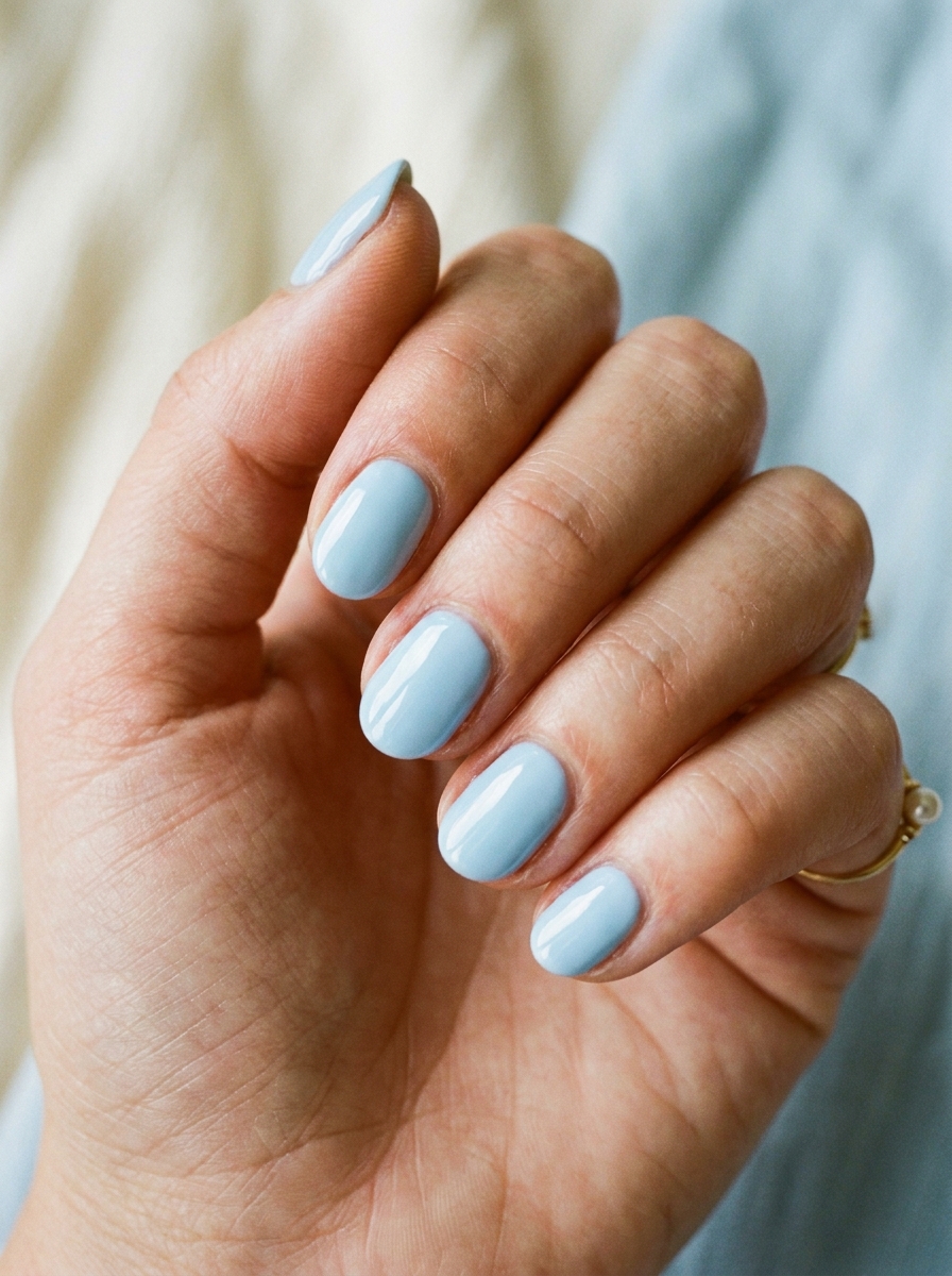 Baby Blue als Nagel Farben Sommer Inspiration 2026